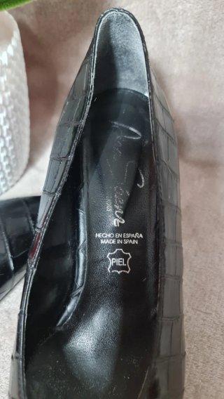 Zapatos tacón Ana Sáenz Talla 39 Negro