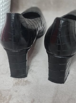 Zapatos tacón Ana Sáenz Talla 39 Negro