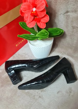 Zapatos tacón Ana Sáenz Talla 39 Negro