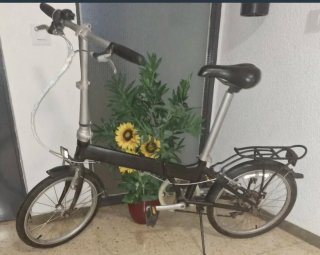 Bicicleta plegable aluminio  +REGALO