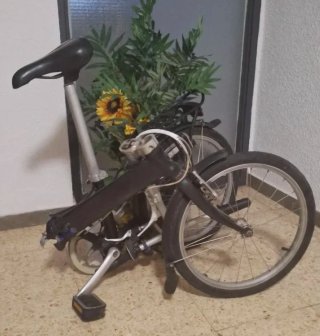 Bicicleta plegable aluminio  +REGALO