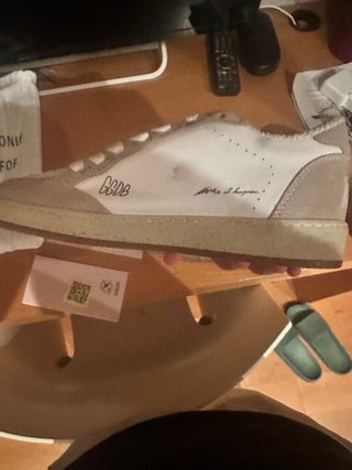 Golden Goose Talla 38 Beige/Blanco