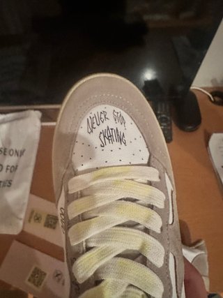 Golden Goose Talla 38 Beige/Blanco