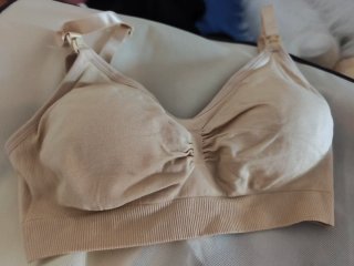 Sujetador de lactancia beige talla única