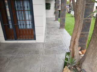 Hormigón impreso para exteriores