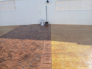 Hormigón impreso para exteriores
