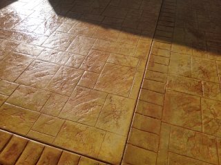 Hormigón impreso para exteriores