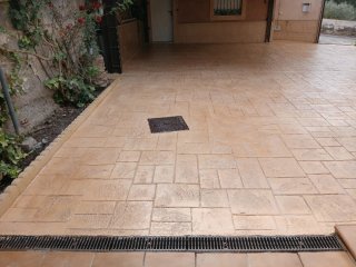 Hormigón impreso para exteriores