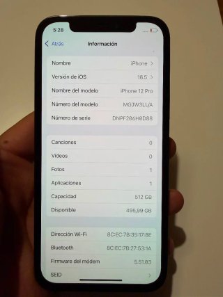 iPhone 12 Pro Space Gray Nuevo