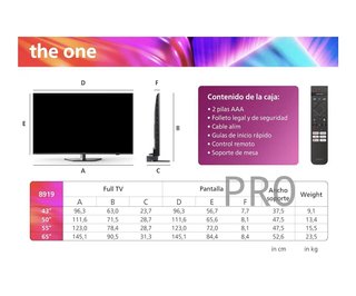 Televisión Smart TV 43" - Philips