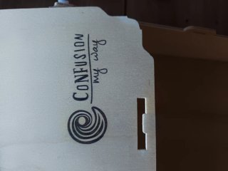 Caja decorativa madera Confusion my way