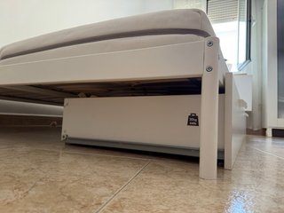 Estructura de cama blanco IKEA