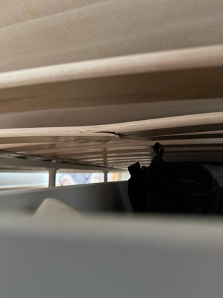 Estructura de cama blanco IKEA