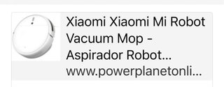 Robot aspirador Xiaomi para piezas