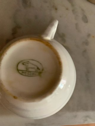 6 Tazas y Platos Porcelana MAH Vigo