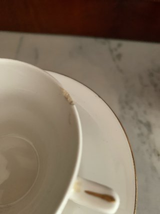 6 Tazas y Platos Porcelana MAH Vigo