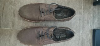 Zapatos Brotes Ante Marrón Talla 37