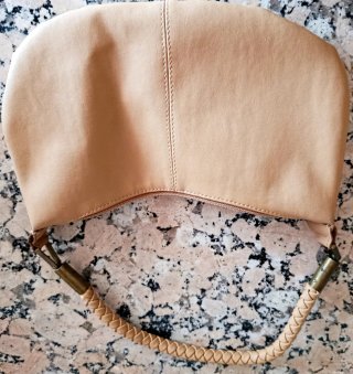 Bolso de mano beige
