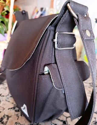 Bolso Roxy Marrón con Pines