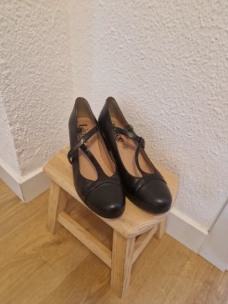 Zapatos Lince Negros Talla 38