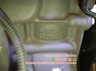 Motor 182b6000 fiat stilo 1.6 16v cat re Ref:72850