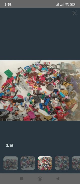 Lote de Piezas Lego (3.5 kg)
