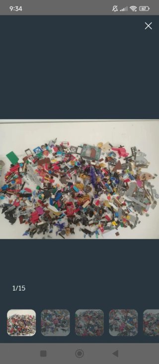 Lote de Piezas Lego (3.5 kg)