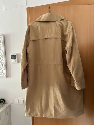 Gabardina Cortefiel Beige Talla L