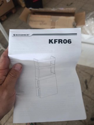 Carrito de almacenamiento SONGMICS KFR06WT