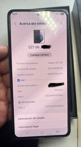 In vendita cellulare Samsung, modello Galaxy S21 5G