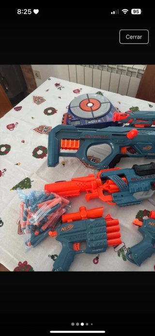 Pistolas Nerf y Diana Juguete