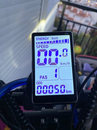 Bicicleta Eléctrica Fat Bike Negra