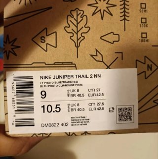 T42,5 Nike Juniper Trail 2 NN Azules