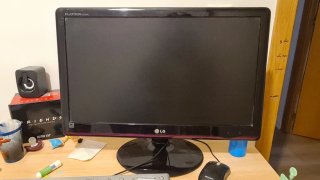 Ordenador LG Negro + Monitor + Teclado