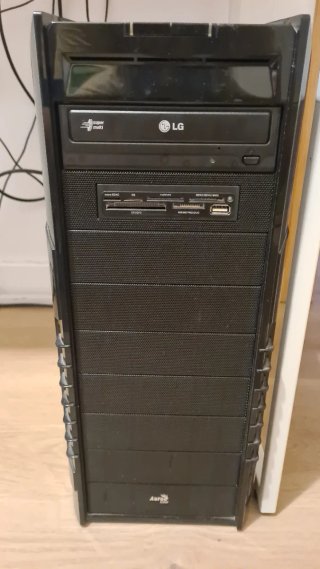 Ordenador LG Negro + Monitor + Teclado