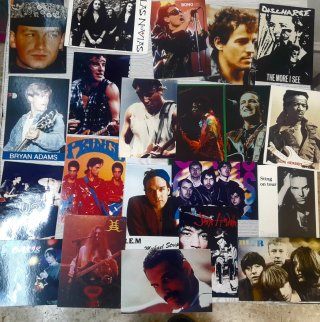 Lote fotos cantantes: Bryan Adams, U2, Prince