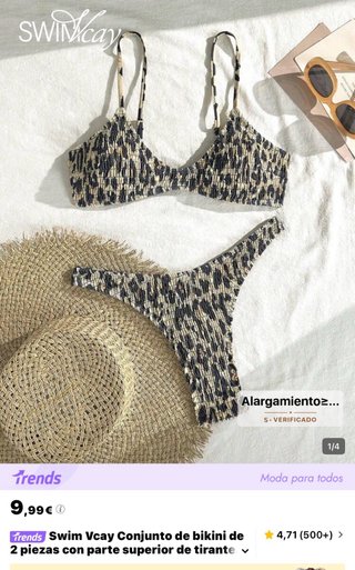 Bikini estampado leopardo
