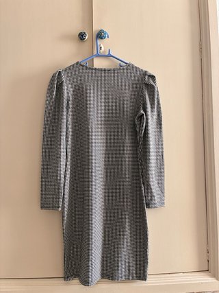 Vestit estampat blanc i negro - Talla M