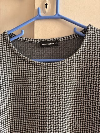 Vestit estampat blanc i negro - Talla M