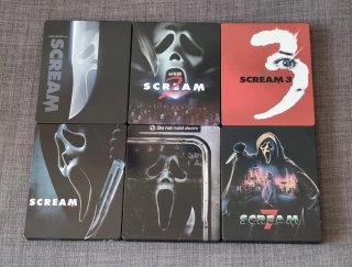 Scream 1, 2, 3, 5, 6, 7 Steelbook Ed. Italiana