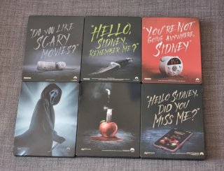 Scream 1, 2, 3, 5, 6, 7 Steelbook Ed. Italiana
