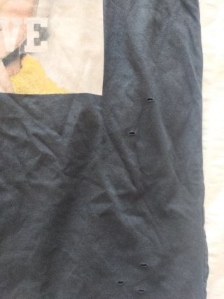 Camiseta Punk /  W. Angel Estampada  Negra