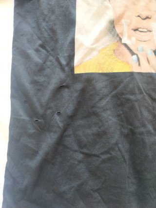 Camiseta Punk /  W. Angel Estampada  Negra