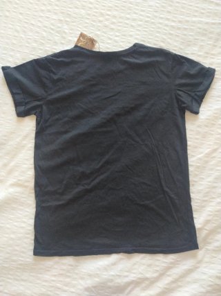 Camiseta Punk /  W. Angel Estampada  Negra
