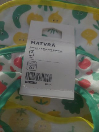 Baberos impermeables IKEA MATVRA
