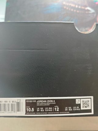 Jordan Zion 4 Verde Plata