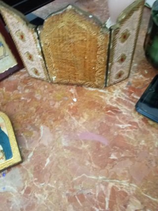 Croce in legno con icone