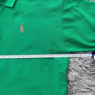 Polo Ralph Lauren Verde Rosa Vintage Y2K Verano XL