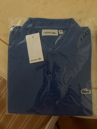 Polo Lacoste Talla M Azul