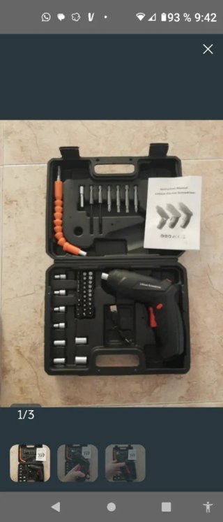 Set Destornillador Eléctrico Batería